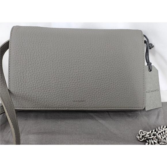 ALLSAINTS Shoulder / Crossbody Purse - Timeless Elegance in Taupe - Picture 8 of 16